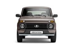 Защита переднего бампера одинарная Ø63 мм СЕРЕБРИСТАЯ (ППК) на LADA 4x4 Urban с 2015