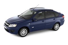 Рейлинги "Комфорт" на LADA Granta Лифтбэк с 2014 (Черный муар)
