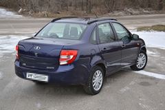 Рейлинги "Комфорт" на LADA Granta Седан с 2011 / Kalina Седан 2004-2011 (Черный муар)