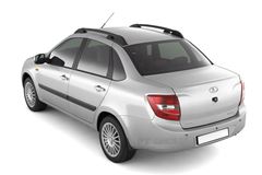 Рейлинги "Усиленные" (Черный муар) / LADA Granta Седан c 2011 / LADA Kalina Седан 2004-2013