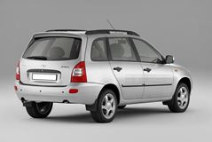 Рейлинг (Черный муар) (под крышу с "ребром") "Комфорт" LADA Kalina Универсал 2004-2013