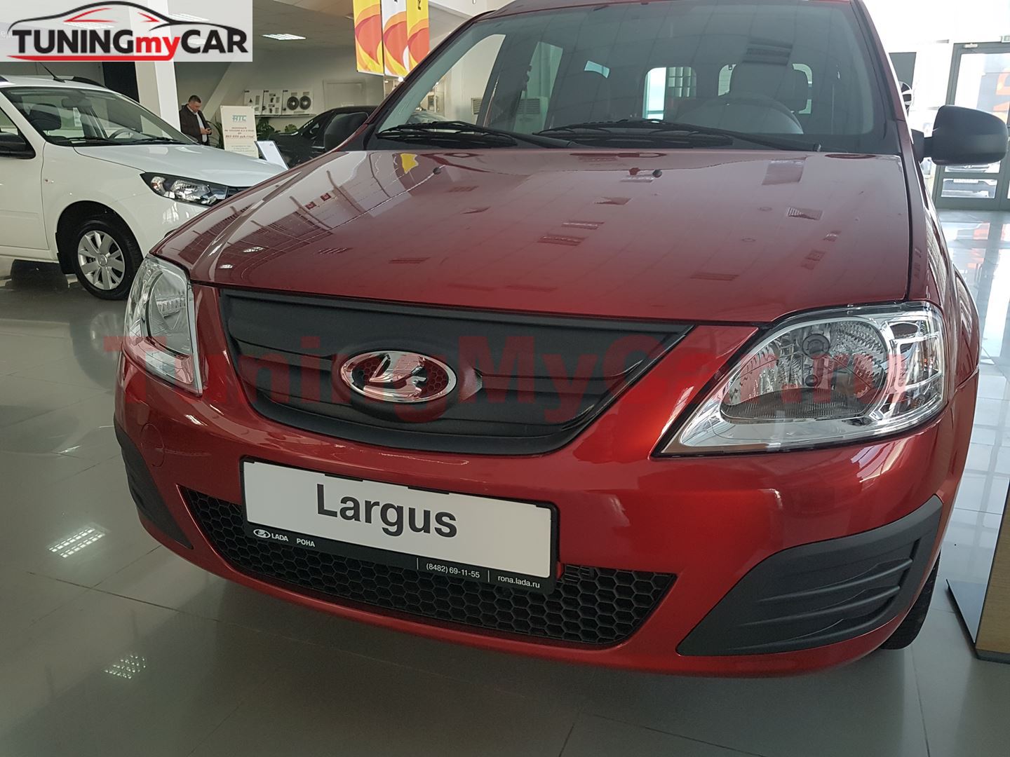 Зимняя заглушка решетки радиатора (ABS) LADA Largus FL c 2019