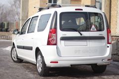 Защита порогов прямая 51мм (НПС) LADA Largus 2012-