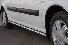Защита порогов прямая 51мм (НПС) LADA Largus 2012-