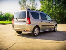 Защита порогов прямая 51 мм (ППК) LADA Largus 2012-