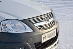 Накладка на решётку радиатора 10 мм (НПС) LADA Largus 2012-