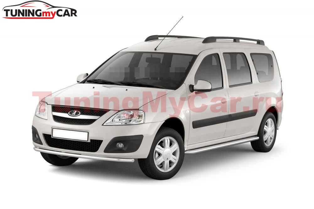 Рейлинги "Комфорт" на LADA Largus с 2012 (Черный муар)