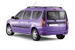Рейлинги "Комфорт" на LADA Largus с 2012 (Черный муар)