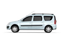 Рейлинги "Комфорт" на LADA Largus с 2012 (Черный муар)