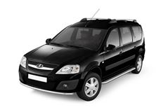 Рейлинги "Усиленные" (Серебристый муар) / LADA Largus c 2012