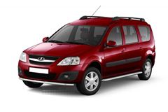 Рейлинги "Усиленные" (Черный муар) / LADA Largus c 2012