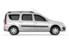 Рейлинги "Усиленные" (Черный муар) / LADA Largus c 2012