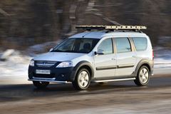 Защита переднего бампера одинарная 51мм (НПС) LADA Largus Cross 2015-