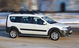 Защита переднего бампера одинарная 51мм (НПС) LADA Largus Cross 2015-