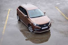 Защита переднего бампера одинарная 51мм (НПС) LADA XRAY 2016-