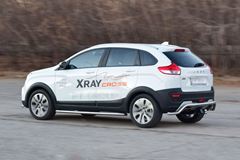 Защита порогов с алюминиевой площадкой Ø51мм (НПС) LADA XRAY Cross c 2018