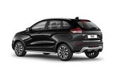 Защита порогов с алюминиевой площадкой Ø51мм (НПС) LADA XRAY Cross c 2018