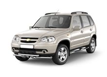 Рейлинги "Комфорт" (Черный муар) на CHEVROLET Niva 2002-2020/ LADA Niva 2020-/ LADA NIVA Travel 2021-