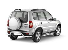 Рейлинги "Комфорт" (Черный муар) на CHEVROLET Niva 2002-2020/ LADA Niva 2020-/ LADA NIVA Travel 2021-