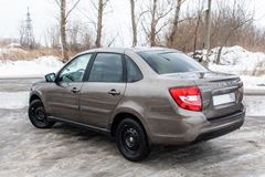 Накладки на пороги (АБС) LADA Granta с 2011г.