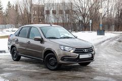 Накладки на пороги (АБС) LADA Granta с 2011г.