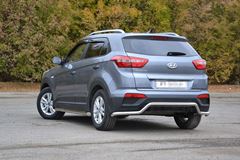 Защита порогов вогнутые 63 мм (НПС) Hyundai Creta 2016-