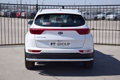 Защита заднего бампера одинарная Ø63мм (НПС) KIA Sportage 2016-2018