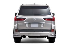 Защита заднего бампера двойная угловая 63/51 мм (НПС) LEXUS 450D 2015-