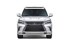 Защита переднего бампера двойная Ø63/63мм (НПС) LEXUS 450D 2015-
