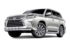 Защита порогов окантовка 51мм (НПС) LEXUS 450D 2015-