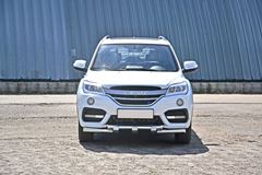 Защита переднего бампера двойная с каплями 63/63мм (НПС) LIFAN X60 2017-