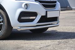 Защита переднего бампера одинарная 63мм (НПС) LIFAN X60 2017