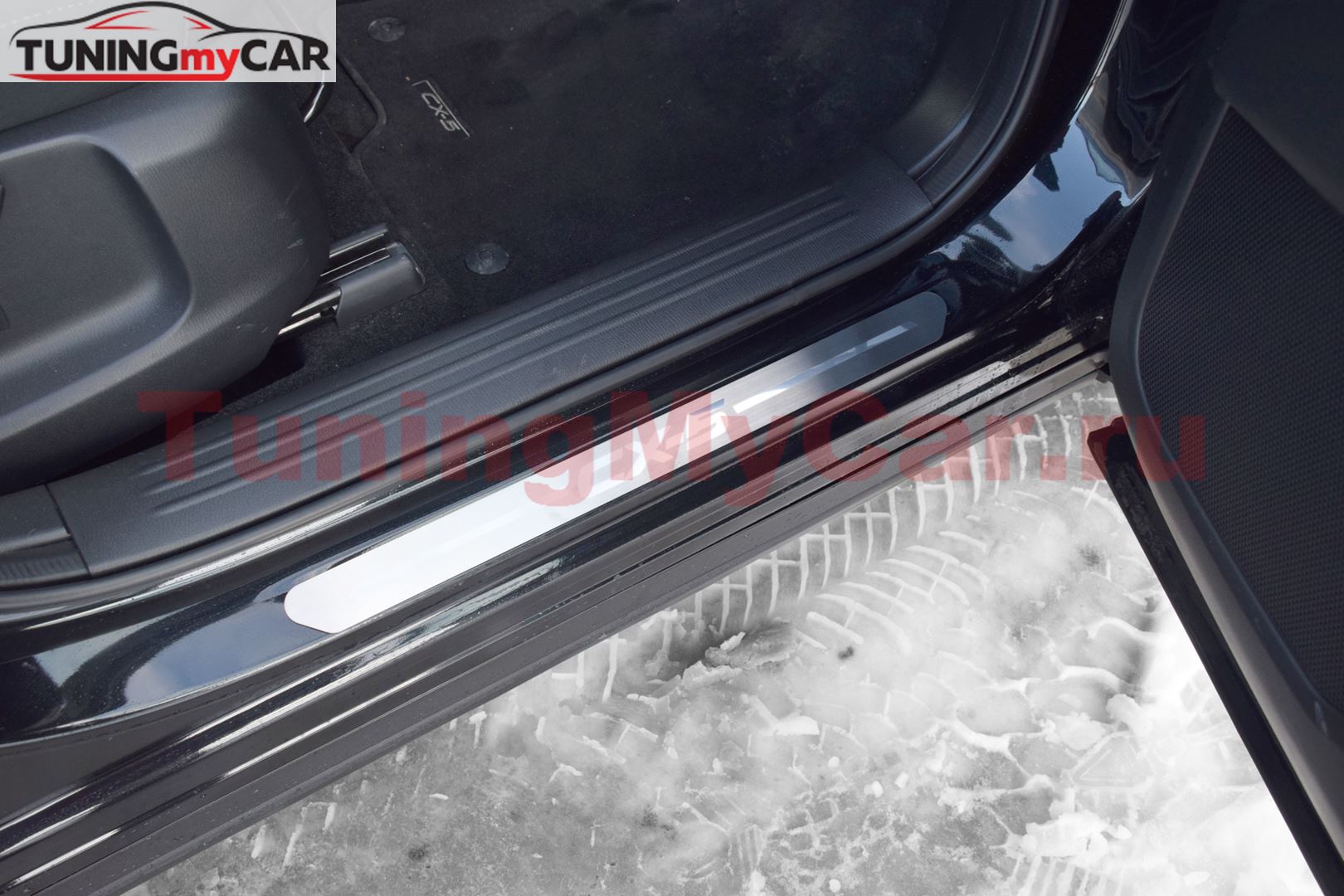 Накладки в проём дверей 4 шт (НПС) MAZDA CX-5 c 2017 -