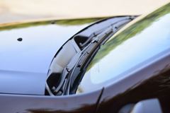 Накладка в проём стеклоочистителей (ЖАБО БЕЗ СКОТЧА, ABS) Renault Duster с 2012/ Nissan Terrano c 2014