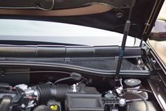 Накладка в проём стеклоочистителей (ЖАБО БЕЗ СКОТЧА, ABS) Renault Duster с 2012/ Nissan Terrano c 2014