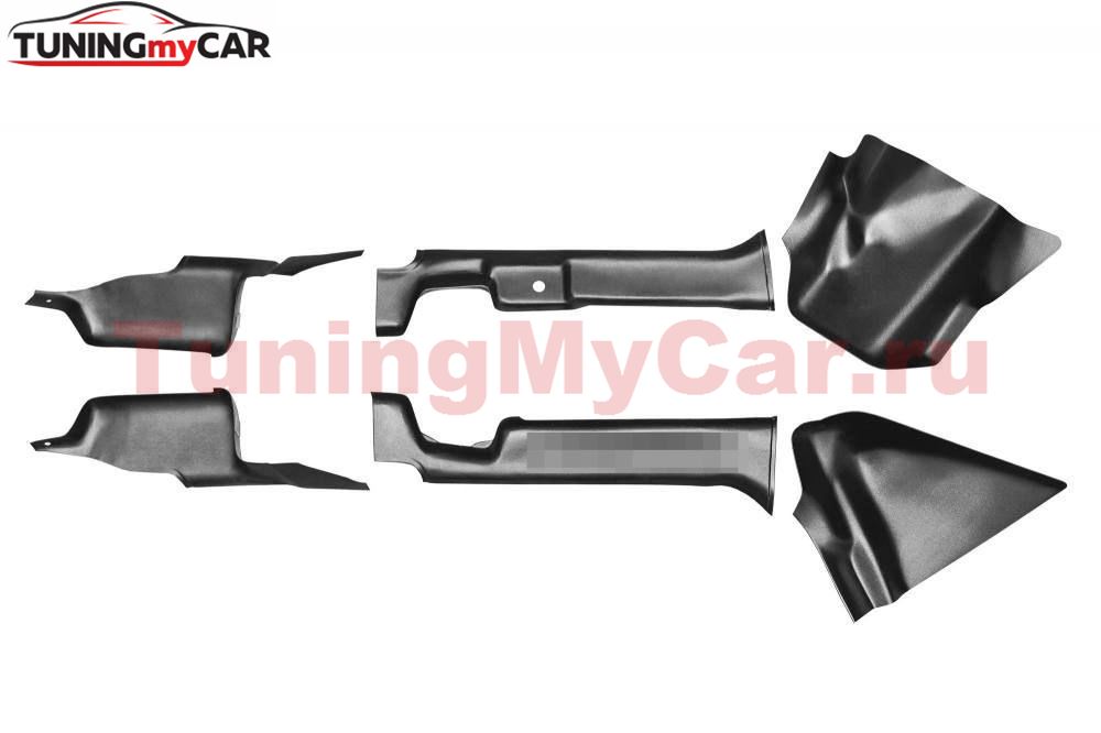 Накладки на ковролин (6 шт) (ABS) RENAULT Duster 2016- /NISSAN Terrano 2014-