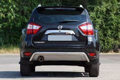 Защита заднего бампера 51мм (НПС)RENAULT Duster 2012-/ NISSAN Terrano 2014-