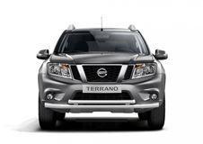  Защита переднего бампера двойная Ø63/51мм (НПС) RENAULT Duster 2016-/ NISSAN Terrano 2014-