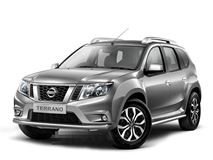 Защита переднего бампера одинарная Ø63мм (НПС) RENAULT Duster 2016-2020/ NISSAN Terrano 2014-