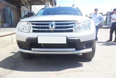 Защита переднего бампера двойная 63/51мм (ППК) RENAULT Duster 2016-/ NISSAN Terrano 2014-