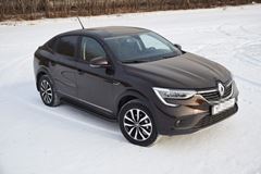 Защита порогов с алюминиевой площадкой  51мм (ППК) (Цвет Шагрень) Renault ARKANA с 2019 -
