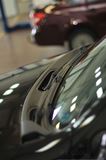 Накладка в проём стеклоочистителей (жабо) (чёрное тиснение) (ABS) RENAULT DUSTER 2012-