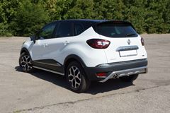Защита заднего бампера 51 мм "Волна" (НПС) Renault Kaptur 2016-2020