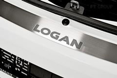 Накладка на задний бампер (НПС) RENAULT Logan 2014-