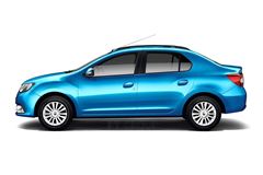 Рейлинги "Комфорт" (Чёрный Муар) Renault LOGAN с 2014