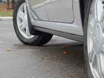Брызговики передние широкие (2 шт) LADA Largus 2012-/ RENAULT Logan 2009-, Sandero 2008-
