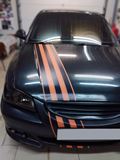 Накладки на передний бампер Клыки для Hyundai Accent