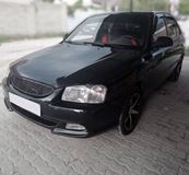 Накладки на передний бампер Клыки для Hyundai Accent