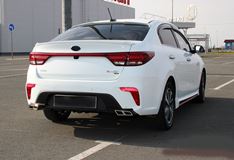 Диффузор заднего бампера Kia Rio 4