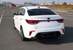 Диффузор заднего бампера Kia Rio 4